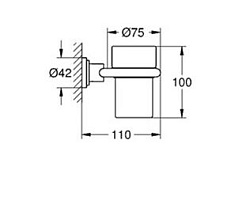 Grohe Стакан Atrio – фотография-8