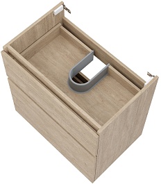 Teymi Тумба под раковину Laina 70 дуб светлый – фотография-4