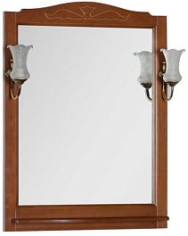 Aquanet Зеркало Амелия 80 орех – фотография-1