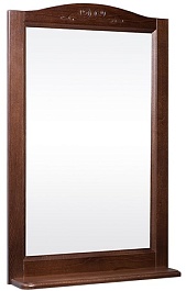 Bas Зеркало для ванной Варна 65 орех – фотография-1