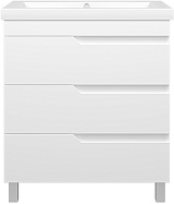 Misty Тумба с раковиной Софт 75 белая