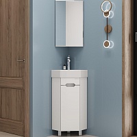 Onika Мебель для ванной Айленд 35 угловая белая