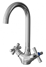 Mixline Смеситель для кухни 1/2 керамический ML10-032 хром – фотография-1