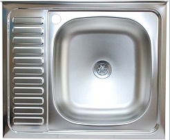 КромРус Мойка кухонная EC-217, 3.5" правая – фотография-1