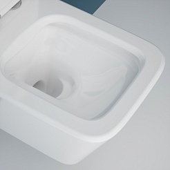 Esbano Унитаз Color Gartez-51T подвесной безободковый белый – фотография-14