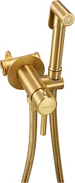 Milacio Гигиенический душ Ultra MCU.850.GD со встраиваемым смесителем золото – фотография-3