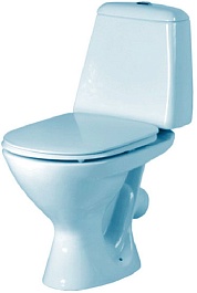 Керамин Унитаз-компакт "Стиль" 421817 голубой – фотография-1