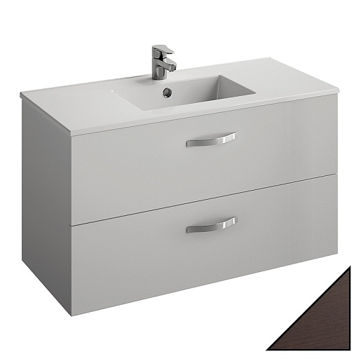 Jacob Delafon Тумба с раковиной Ola 100 темный дуб – фото-1