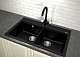 Florentina  Мойка гранитная Липси 820 черный – картинка-6