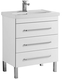 Aquanet Мебель для ванной "Сиена 70" белая напольная (196502) – фотография-3