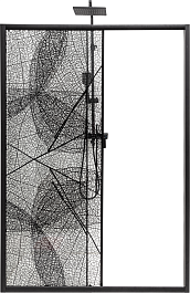 DTO Душевая дверь в нишу FB 140-160 Black – фотография-7