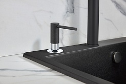 Milacio Дозатор для моющих средств Ultra MC.931.MB черный матовый – фотография-4