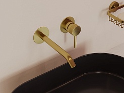 Allen Brau Смеситель для раковины Priority 5.31A03-GB (с внутренней частью) золото – фотография-2