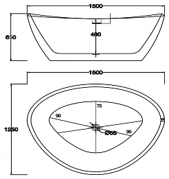 BelBagno Акриловая ванна BB47-1500 – фотография-5