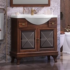 Opadiris Мебель для ванной Борджи 85 светлый орех – фотография-4