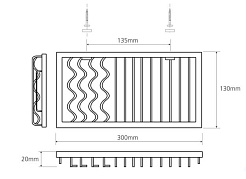 Bemeta Мыльница-решётка настенная Cytro 102308082 – фотография-2