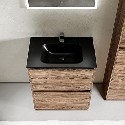 Sancos Тумба с раковиной Libra Floor 70 дуб чарльстон раковина Element 71 CN7007MB – фотография-2