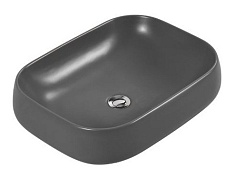 Aquatek Накладная раковина 56/42 AQ5526-MG матовая серая