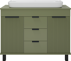 Brevita Мебель для ванной Enfida 100 зеленая – фотография-4