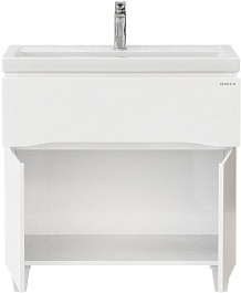 Onika Тумба с раковиной Стрим 80.12 белая – фотография-3