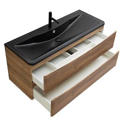 BelBagno Мебель для ванной Acqua 120 Rovere Rustico с раковиной BB1200/455-LV-ART-ALR-NERO – фотография-6