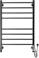 Domoterm Полотенцесушитель электрический Куба DMT П8 500x800 ЧРН EK R черный