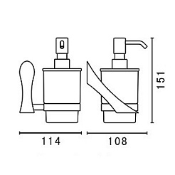 Art&Max Дозатор мыла Elegant AM-E-1599Z – фотография-2