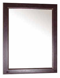 ASB-Woodline Зеркало для ванной Бергамо 65 орех, массив ясеня – фотография-1