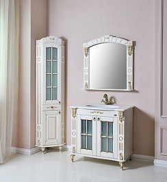 Атолл Мебель для ванной "Александрия 85" дорато – фотография-1