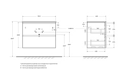 BelBagno Тумба под раковину Uno 80 подвесная Bianco Opaco – фотография-3
