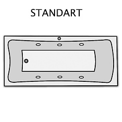 Kolpa San  Акриловая ванна Arianna STANDART 170x70 – фотография-4