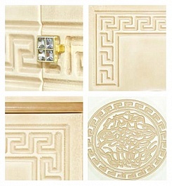 Misty Тумба для умывальника Olimpia Lux 90 бежевая патина – фотография-3