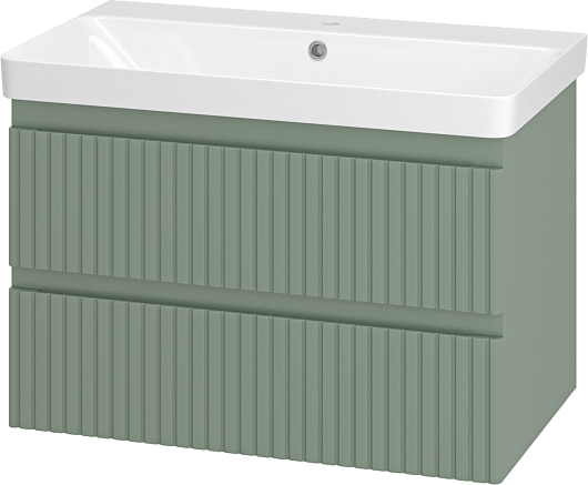 Brevita Тумба под раковину Victory 80 подвесная зеленая – фотография-2