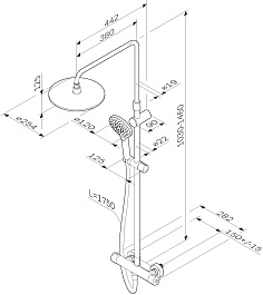 Am.Pm Душевая система Like F0780464 – фотография-8