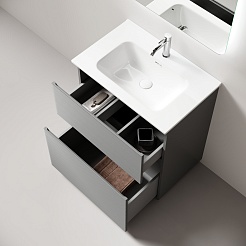 Sancos Тумба под раковину напольная Folk Floor 70 ergraut soft – фотография-2