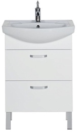 Aquanet Тумба под раковину Алькона 60 ящики – фотография-1