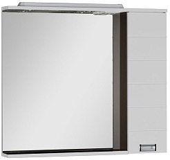 Aquanet Зеркальный шкаф "Сити 100" венге (170567) – фотография-1