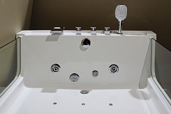 Ceruttispa Акриловая ванна 170x120 C-454 с гидромассажем – фотография-6