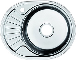 Iddis Мойка из нержавеющей стали Suno SUN60PRi77K полированная, с выпуском – фотография-1