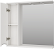Misty Зеркальный шкаф Атлантик 80 L белый – фотография-10