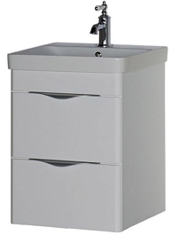 Aquanet Тумба с раковиной "Орлеан 60" белая – фотография-5