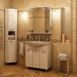 Runo Пенал для ванной Универсальный 30 угловой – фотография-2