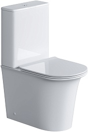 Grossman Унитаз компакт Galaxy GR-4469S белый – фотография-1