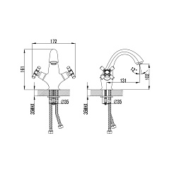 Iddis Смеситель для раковины RISE RISSB00i01 – фотография-7