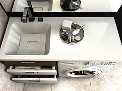 Stella Polare Раковина под стиральную машину Madera Kamilla 120 L – фотография-5