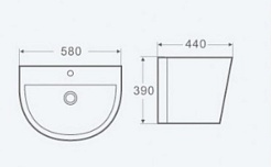 WeltWasser Раковина MERZBACH 006GL-WT – фотография-2