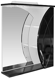 Mixline Зеркало-шкаф Магнолия 61 R черный – фотография-1