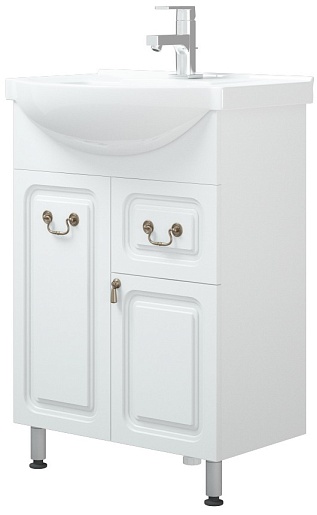 Corozo Мебель для ванной Элегия Ретро 60, бронза – фотография-4