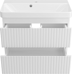 Brevita Тумба под раковину Victory 70 подвесная белая – фотография-3