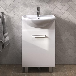 Vigo Тумба с раковиной Hoska 50 белая – фотография-2